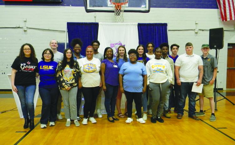Ville Platte High Schools hosts First Annual Academic Signing Day