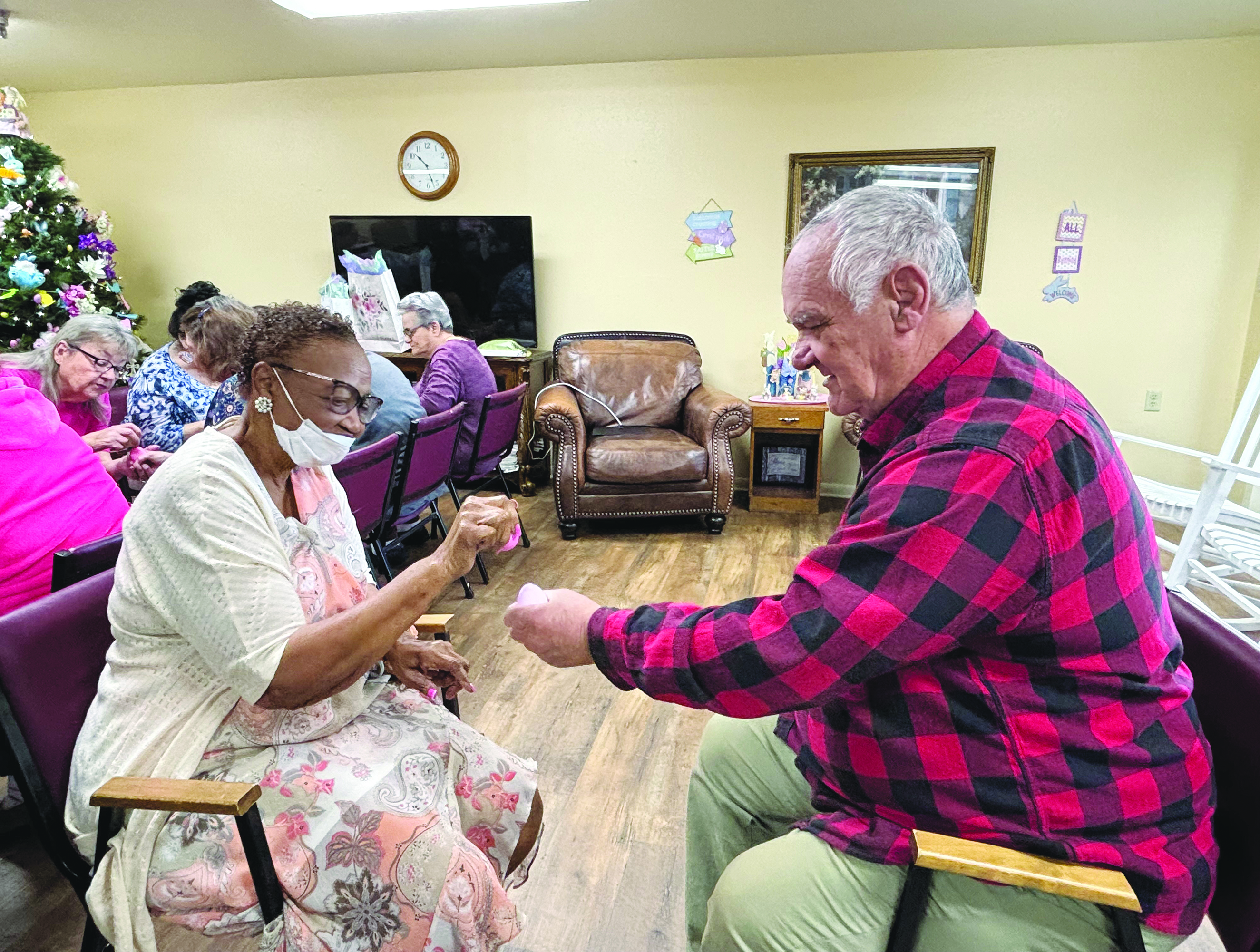 Chateau des Amis residents celebrate Easter