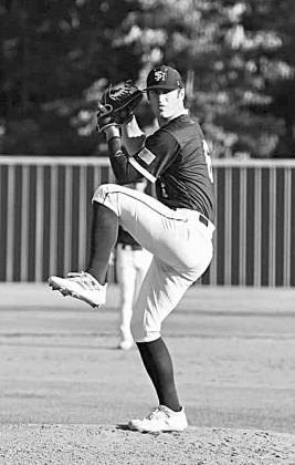 Sacred Heart pitcher Briggs Ardoin will represent the Trojans as a member of the West All-Star team in games played at Southeastern.  (Photo courtesy of Sacred Heart High School of Ville Platte Trojans Baseball Facebook page)