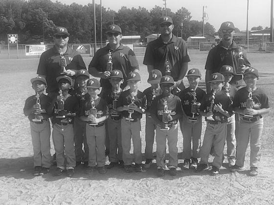 The Ville Platte Dixie Youth T-Ball All Stars placed second in the sub-district tournament. Team members are Garic Addington, Owen Veillon, Ty Fontenot, Daniel Rider, Patrick LaHaye, Corbin Haller, Jerimiah Wilson, Connor Lafleur, Khayden Seraille, Kharter Seraille, Jacques Fontenot and Owen Prudhomme. Coaches are Tucker Addington, Danny Rider, Sam LaHaye, and Ryan Haller.