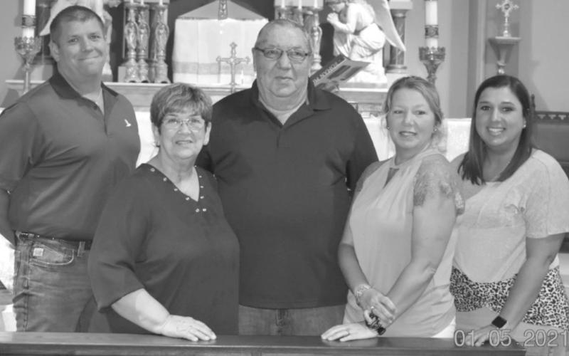 MANUEL FAMILY - Tommy and Cheryl Manuel are pictured above with their children (from left to right) Sean Manuel, Sadie Guillory, and Sara Manuel. (Photos provided)