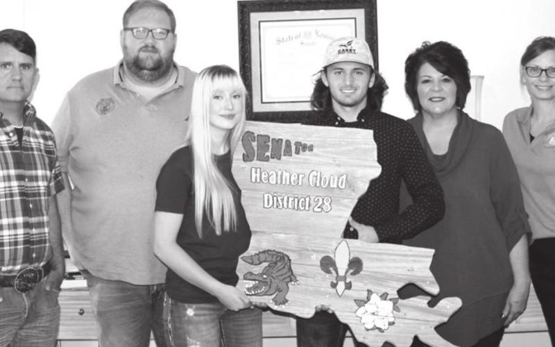 Cloud receives special plaque