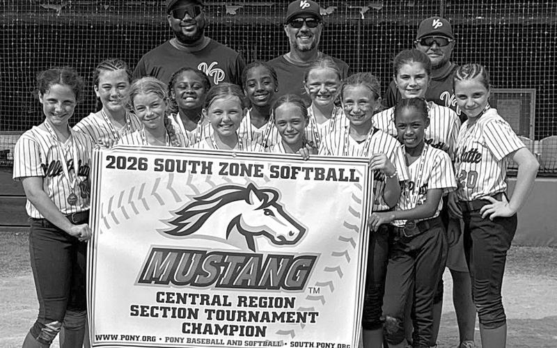 The Ville Platte 10U Softball All-Stars won the central regional section tournament. Players are Allie Rae Johnson, Aubrey Briley, Audrey Mire, Ella Veillon, Ellie Soileau, Kali Herbert, Keely Johnson, Madelyn Fontenot, Madison Ardoin, Maryellen Hebert, Olivia Delafosse, and Samiyah Thomas.