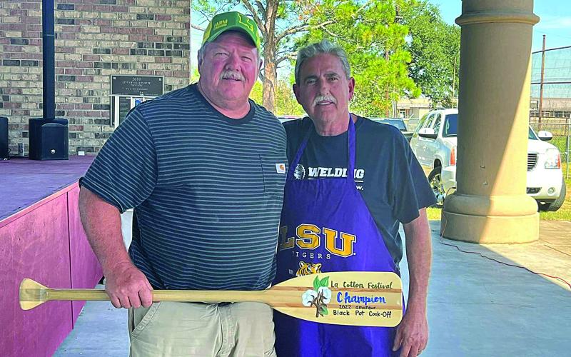 David Petitjean (left) and Arthur Savoy (right) won first place in the amateur category. (Gazette photo by Tony Marks)