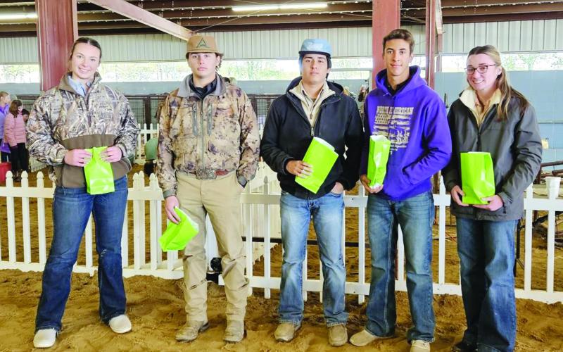 Parish youth participate in livestock program at parish show