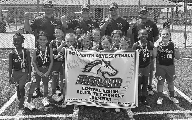 The 6U Softball All Stars won the Central Region Tournament. Players are Aria Montelaro, Anna Kate Latiolais, Piper Lafleur, Marissa Fruge, Remi Kate Ortego, Adaline Johnson, Livie Rose Launey, Ellis Fontenot, Eloise Guillory, Maddie Frank, Khloe Edwards, and Maddison Griffin.