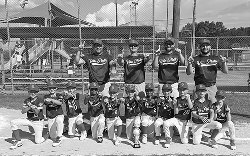 DYB 8U All Stars win district