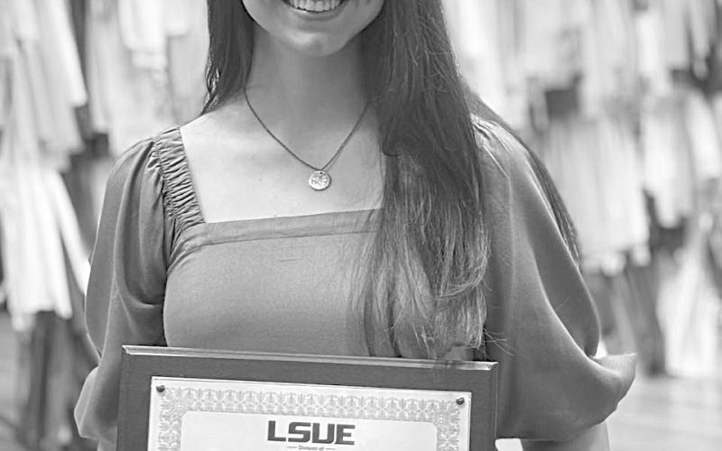 Amayah Bertrand, LSUE Education Student of the Year