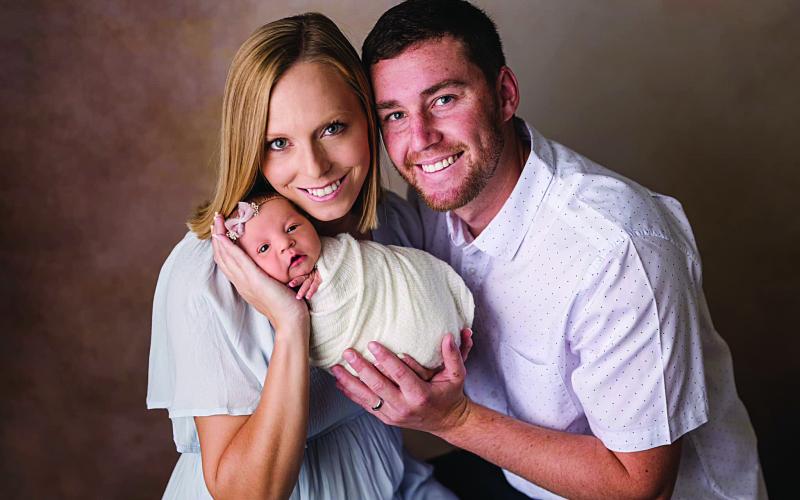 Matt and Sydney Barbier and daughter, Anna