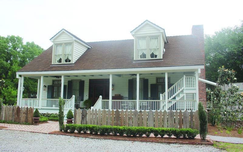 Pictured is the front of the historic home of Alexis LaTour that is now BeauBassin  Farm and Gardens in Sunset. It was the home where the deed to Ville Platte was signed. (Gazette photo by Tony Marks)