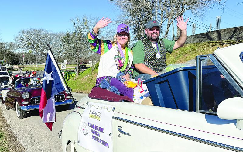 Second annual Bastrop, Texas, Mardi Gras is held