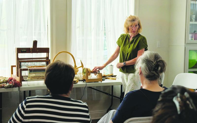 Cotton demonstration held at Senior Center