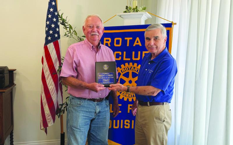 Brent Coreil honored as Rotarian of the Year