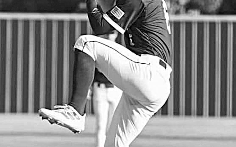 Sacred Heart pitcher Briggs Ardoin will represent the Trojans as a member of the West All-Star team in games played at Southeastern.  (Photo courtesy of Sacred Heart High School of Ville Platte Trojans Baseball Facebook page)