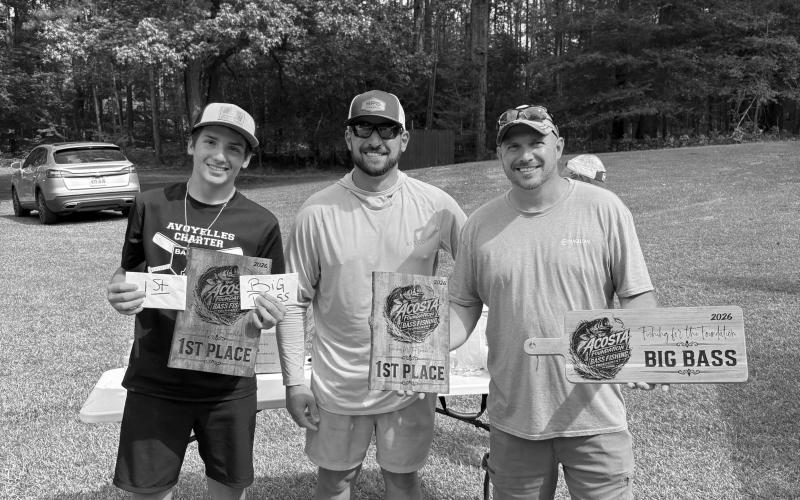 Champions of the 4th Annual Acosta Foundation Tournament - L-R: Keith Carmouche, Marty Santoro, and Ian Carmouche. (Photo courtesy of Chris Lamke)