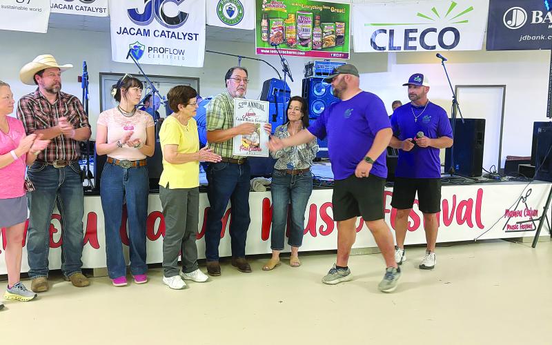 Fred Charlie is honored at festival in Mamou