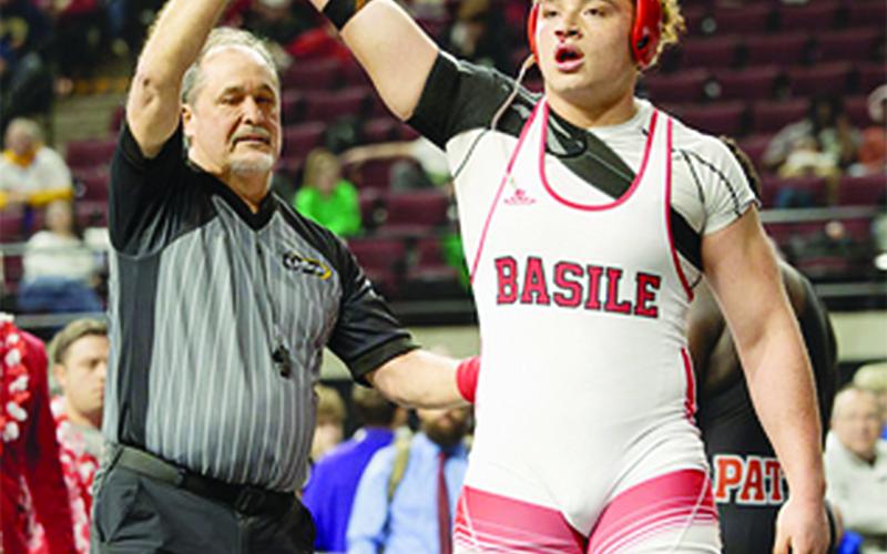 Senior Romyn Cortez - 285 pound champion