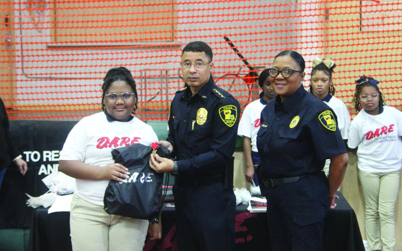 Chataignier Elementary holds DARE Graduation