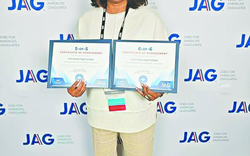 JAG Specialist Dianna Freeman-Johnson is celebrating 22 years with the JAG program and remains passionate about the program and working with the youth of the community and helping them to succeed. (Photo courtesy of Dianna Freeman-Johnson)