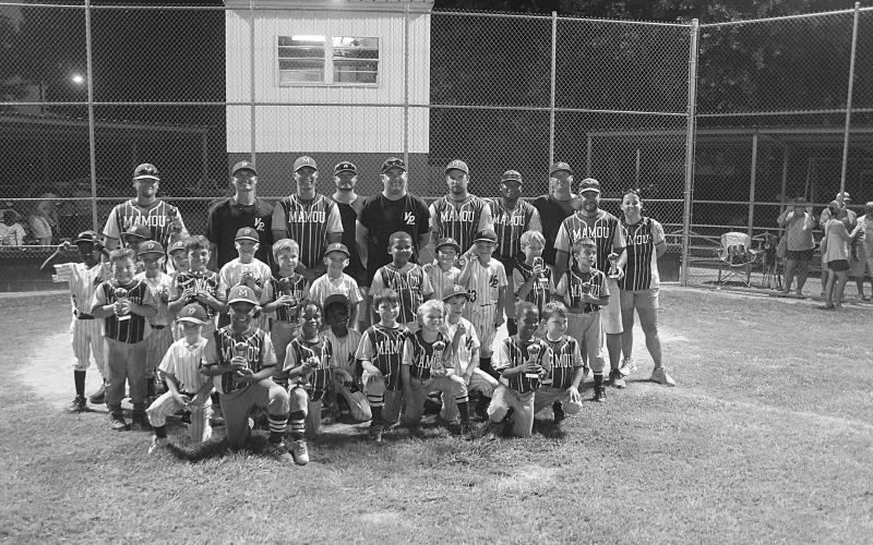 From Ville Platte, in no particular order, are players, Charlie Stevens, Walker Hebert, Paxton Monier, Graham Vidrine, Luca Dupre, Hudson Lafleur, Andress Eades, Ja’Kyrin Ferguson, William Fontenot, Boosie Campbell, and EJ Bias; from Mamou, in no particular order, are players, Malachi Mose, Beckett Duplechain, Collin Santoro, Christian Jack, Corbin Duplechain, Lee Meche, Sebastian Fontenot, Hudson Bertrand, Roman Bergeaux, Evan Fontenot, Tre Dicks, and Noah Dicks. (Gazette photo by Tony Marks)