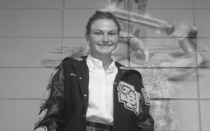 Maci Droddy, of Sacred Heart, hit six home runs and 30 runs batted in on her way to being recognized as the parish’s softball most valuable player. (Gazette photo by Tony Marks)