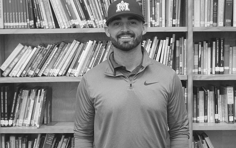 Dylan Duplechain, of Mamou High School, was named the All-Parish coach of the year in baseball. He guided his team to a best-of-three series win over Many in the first round of the playoffs. (Gazette photo by Tony Marks)