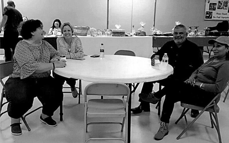 Honored guests were in attendance. From left to right are Rachel LaFleur; Missy Young, wife of Councilman Robin Young; Ricky Fontenot, Mayor of Mamou; and Phyllis Fontenot, Mamou’s First Lady.