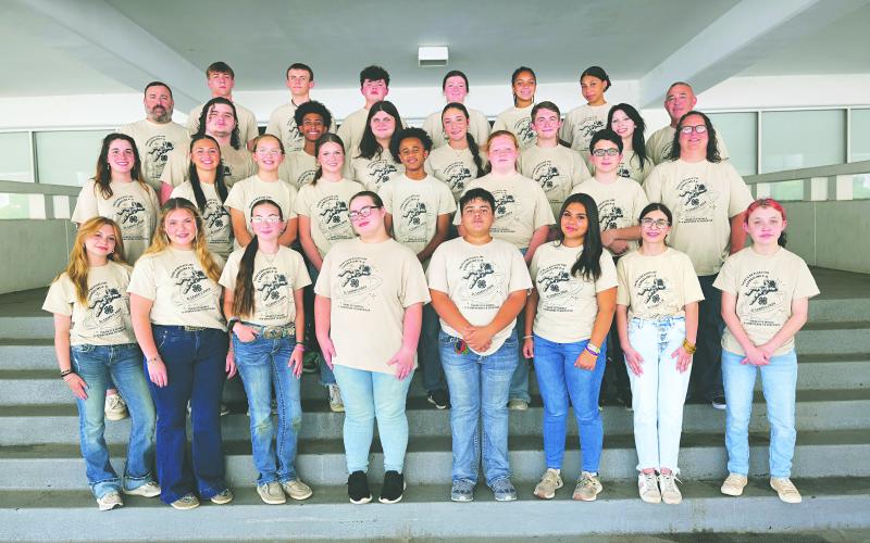 EP STUDENTS SHINE AT 4-H UNIVERSITY - Several Evangeline Parish students recently attended 4-H University in Baton Rouge. The students are shown with Madison LaTour, Assistant Extension Agent for 4-H Youth Development, and Kimberly Deville, Extension Agent for 4-H Youth Development. (Photo courtesy of Madison LaTour)