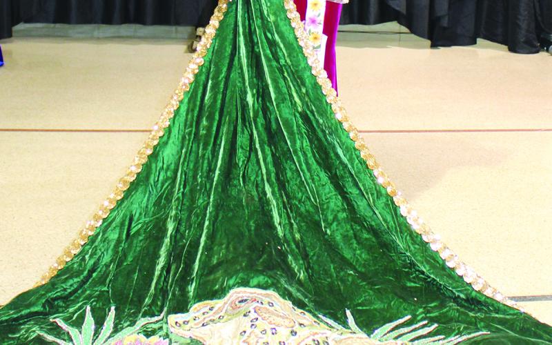 NEW QUEEN CROWNED - Pine Prairie native, and former Queen Cotton, Shelbi McClay Rials was crowned as the 50th Rayne Frog Festival Queen during the pageant held March 26. (LSN photo courtesy of Rayne-Acadian Tribune)