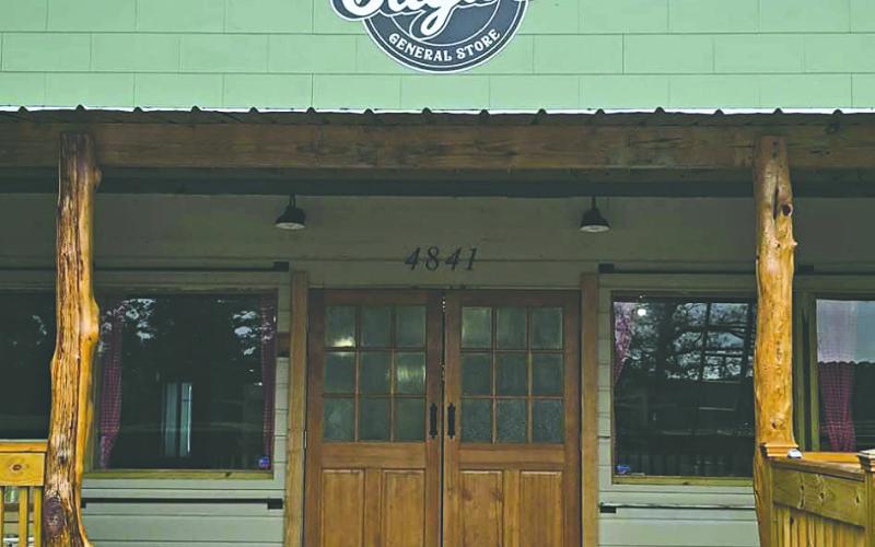 Pictured is the front exterior of the new Gaga’s General Store, located on Beaver Road. It is located at the old Leman’s Store location. (Photo submitted)