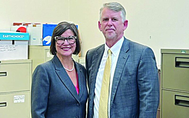 Assistant Attorneys General Molly Lancaster (left) and John Russell (right)