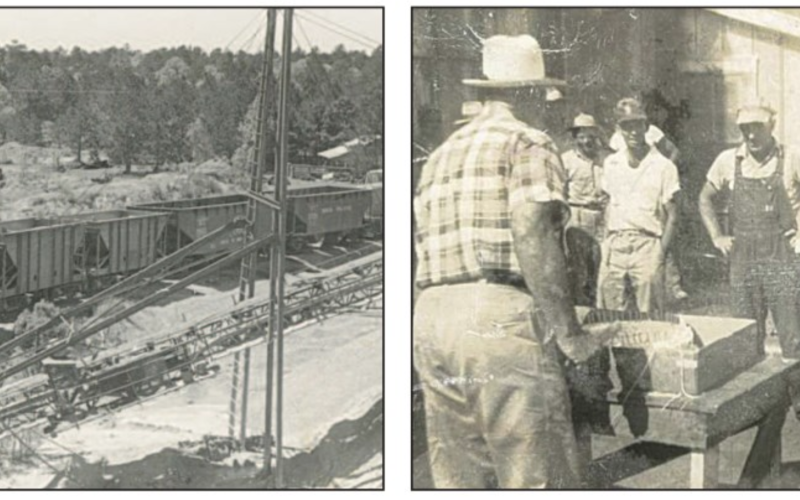 Bottom row (from left) are sand cars that JJ Perry ran and Emery Grayson (plaid shirt) and Jay Howard Wilson at the front of the wooden table. (Submitted photos)