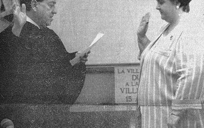 First woman clerk sworn