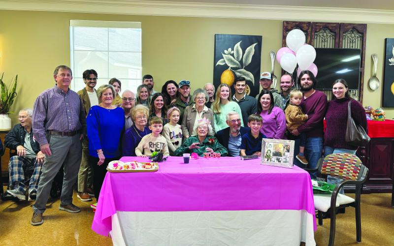 Pouncey celebrates 104th birthday