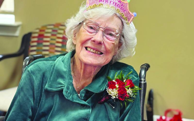 Pouncey celebrates 104th birthday