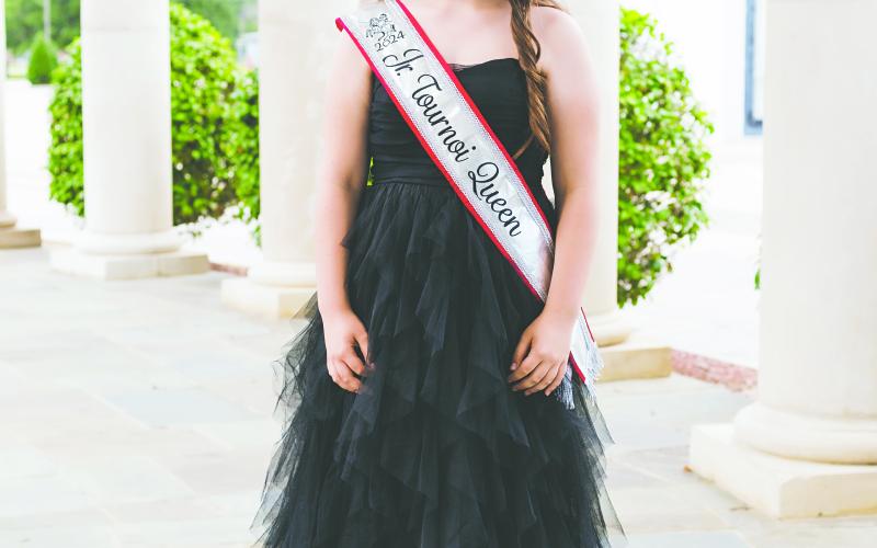 Jr. Miss Tournoi Queen Caydance Marie Childers