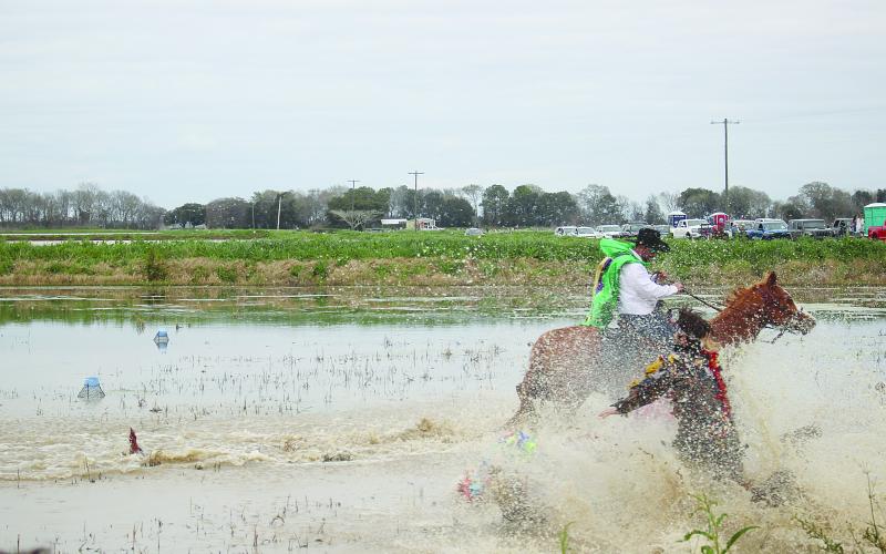 Le Courir de Mardi Gras goes through Mamou