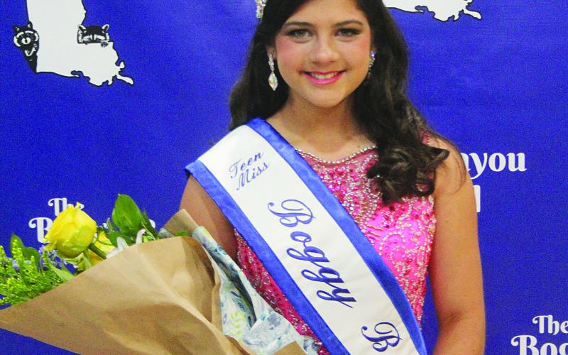 Teen Miss Boggy Bayou McKenna Sellers