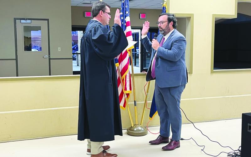 Mamou officials take oaths of office