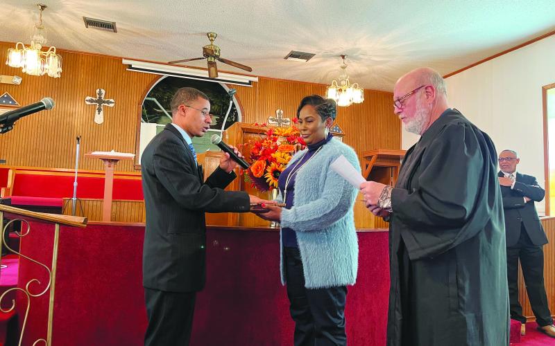 Hall sworn in as Mamou’s new Chief of Police