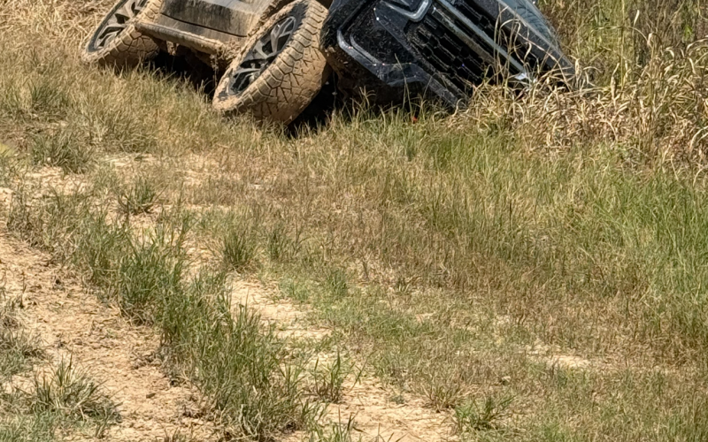 Pictured is a stolen Chevrolet Tahoe which was recovered off of La. Hwy 29, on Monday, August 18. (Photo courtesy of Ville Platte City Marshal’s Office)