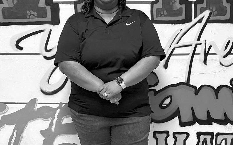 The 2025 Ville Platte Gazette’s coach of the year in girls’ basketball is Rhonda Thomas, of Ville Platte High School. She guided her team to a second round appearance in the playoffs. (Gazette photo by Tony Marks)
