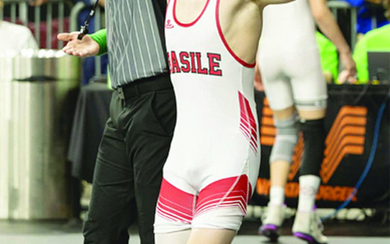 Sophomore Noah LeBleu - 106 pound champion