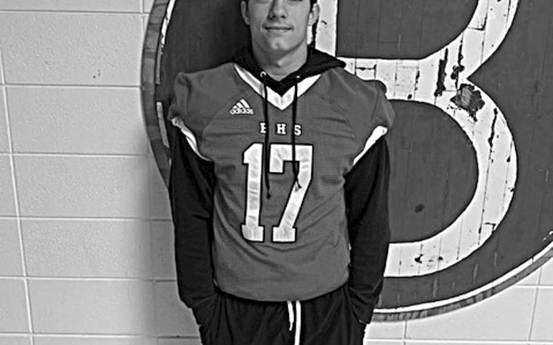 Defensive MVP Luke Fontenot did whatever was asked by the Basile staff. He finished the year with 110 tackles with eight going for a loss. (Gazette photo by Rhett Manuel)