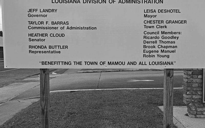 STREET PROJECT TO BEGIN IN MAMOU - A street overlay project will soon begin in Mamou to repair four target areas. The project is expected to take 90 days, weather permitting. (Photo courtesy of Leisa Deshotel)