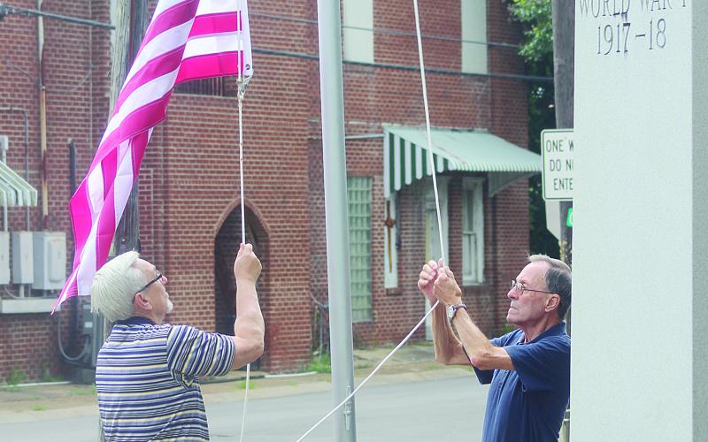 Memorial Day is observed at courthouse