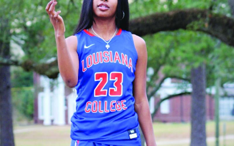 Miya McKinney, of Louisiana Christian University, was named player of the year in the Red River Athletic Conference and was named to the All RRAC First Team. (Photo courtesy of Niki McKinney)