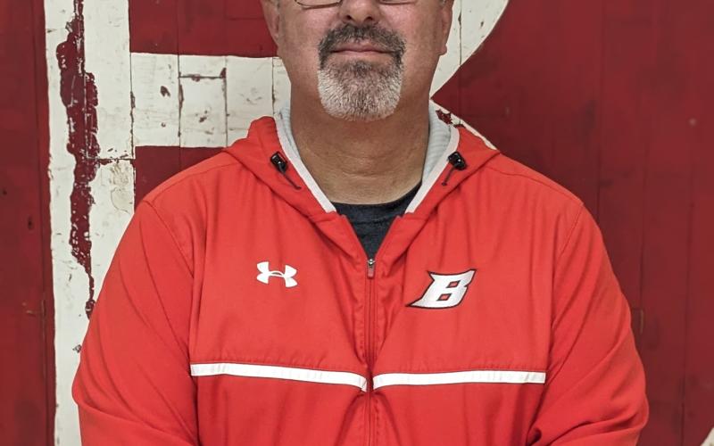Basile Bearcat head coach Kevin Bertrand was named the parish’s coach of the year. (Gazette photo by Rhett Manuel)