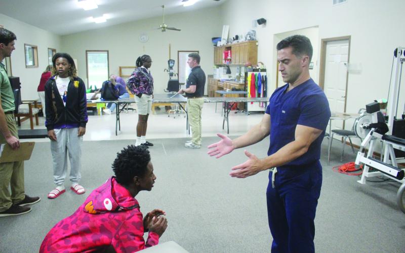 High school physicals are held