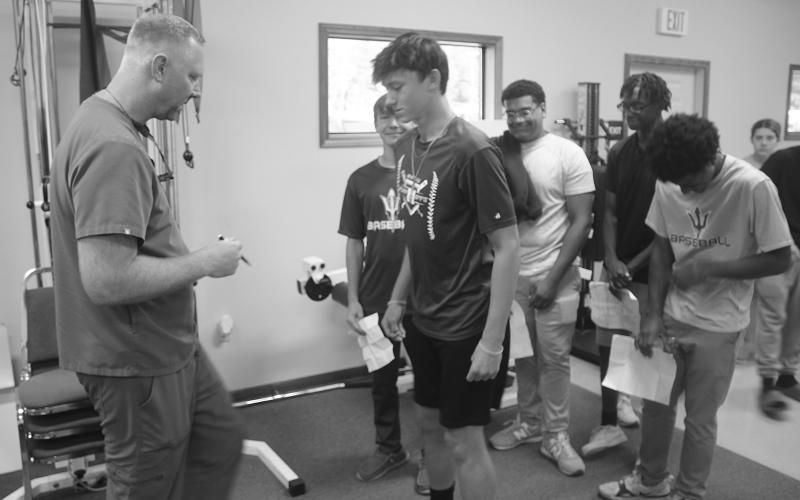 Athletic physicals are held